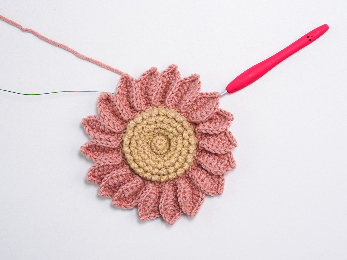 crochet sunflower|hookok