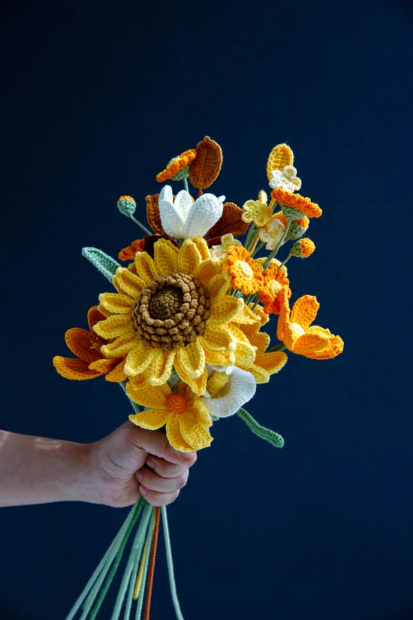 crochet bouquet-summer smile|hookok
