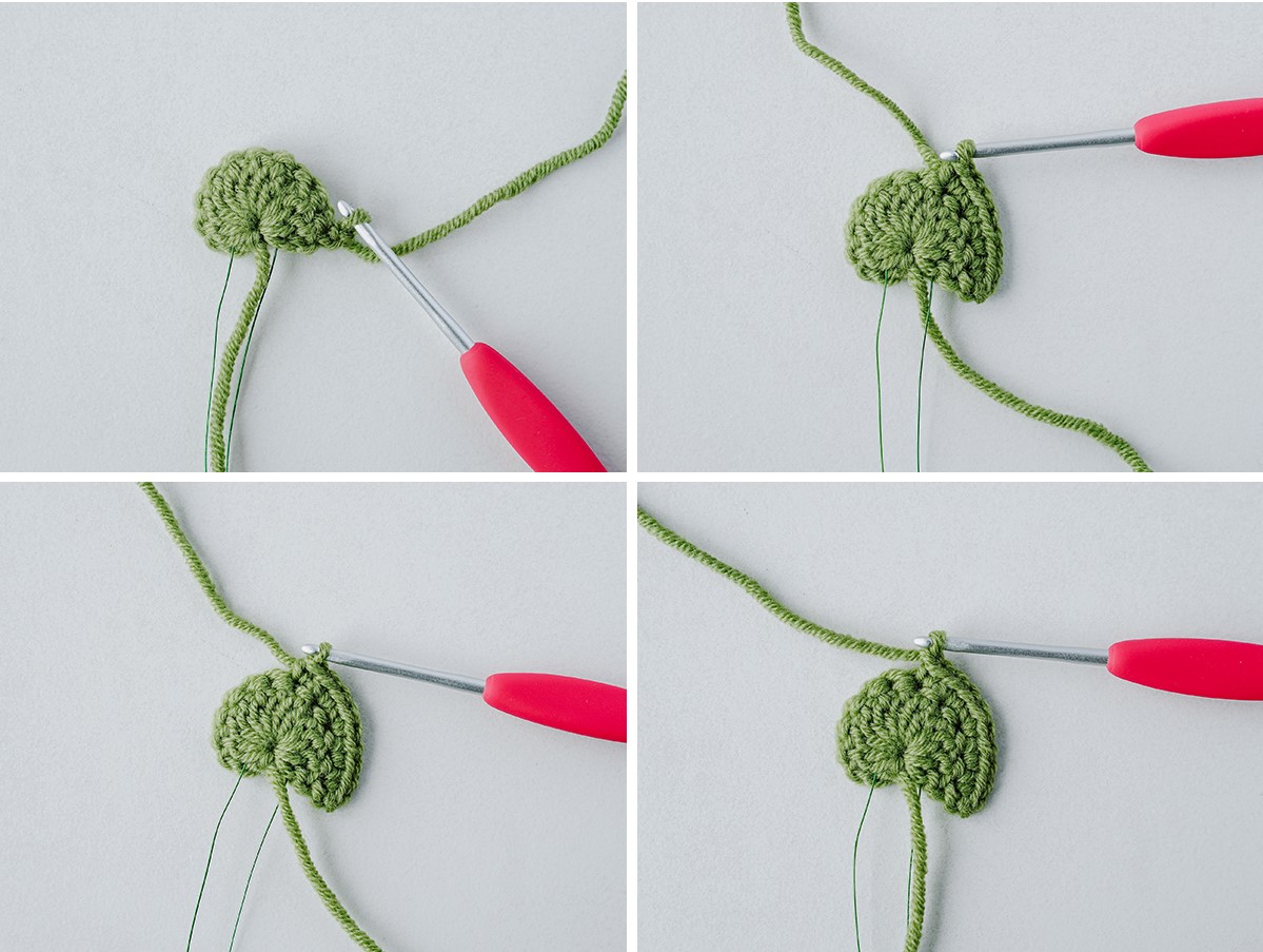crochet ginkgo leaf|hookok
