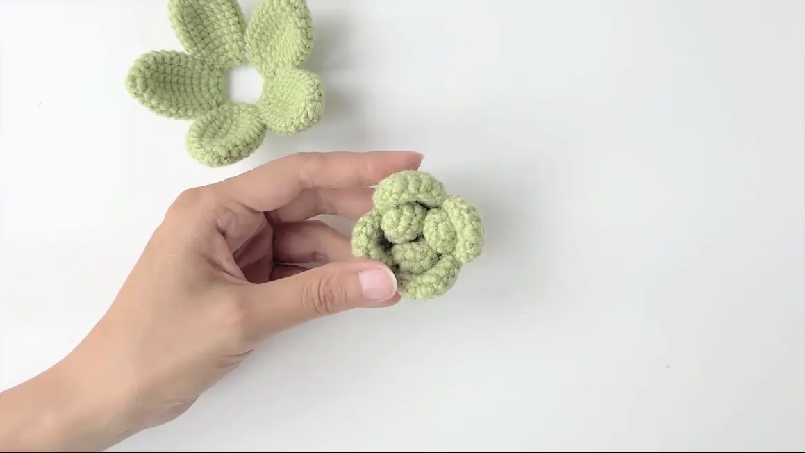 Crochet green succulent|hookok