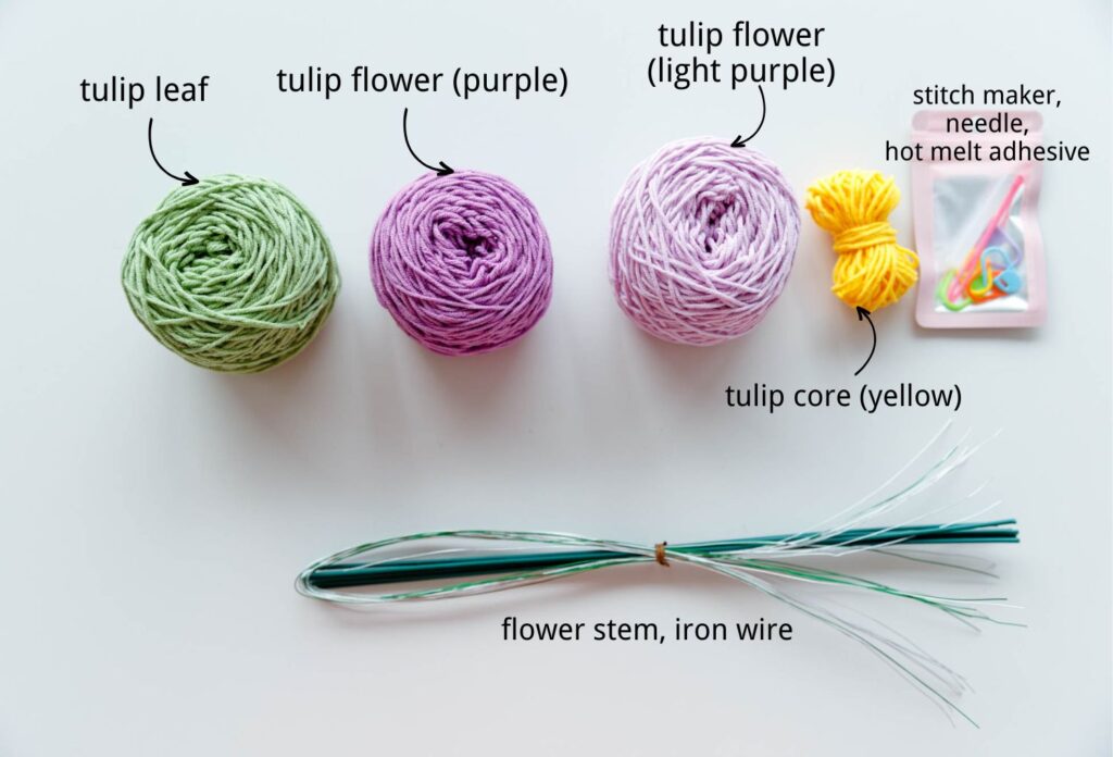tulip crochet kits|hookok