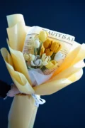 Crochet Tulip Bouquet- Yellow Ballon|hookok