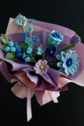 Croquet Flower Bouquet-Blue Missing|hookok