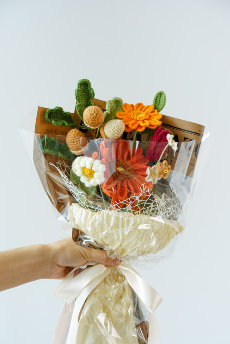 Crochet Flower Bouquet-African daisy|hookok Crochet Flower Bouquet-African daisy|hookok