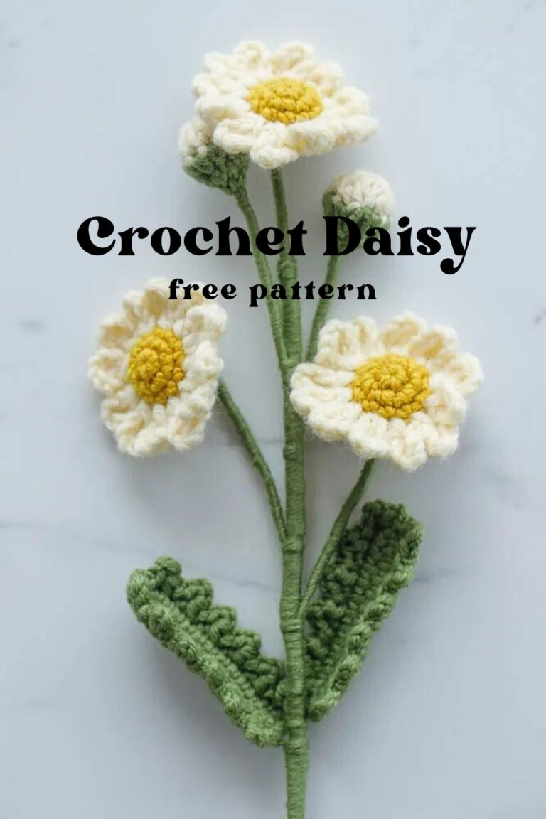 Crochet Daisy Free Pattern