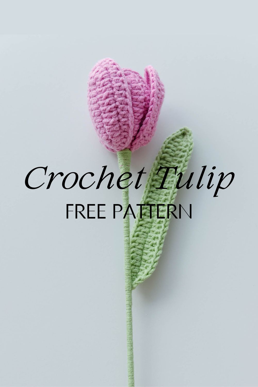 Handmade Crochet Tulips丨Pattern