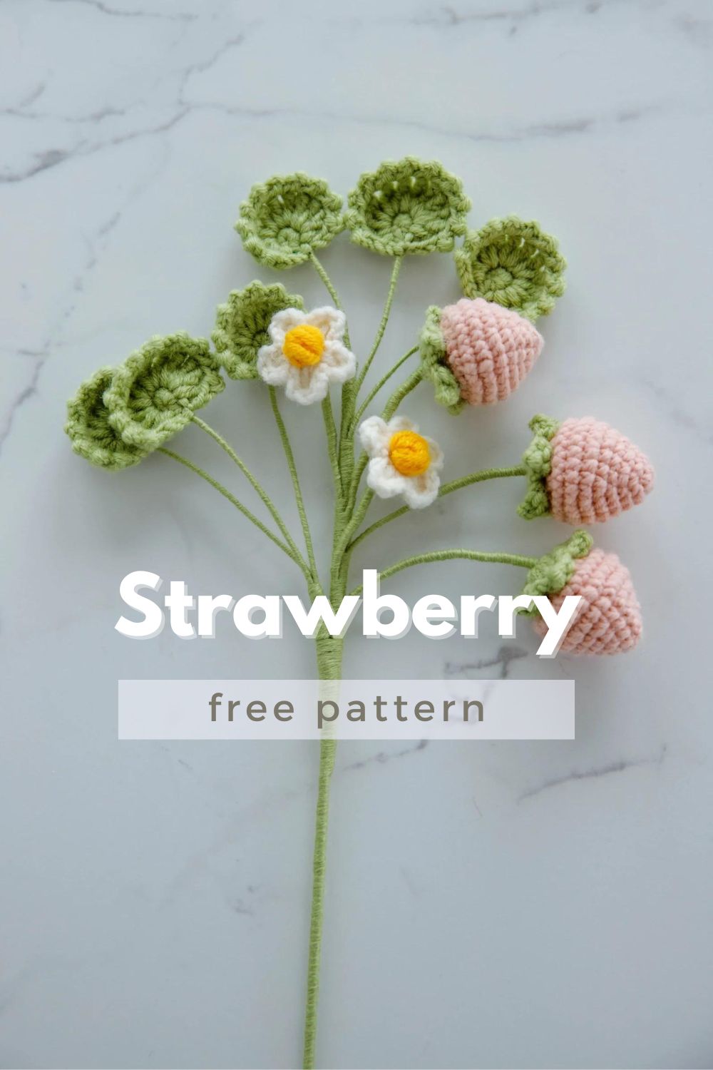 Crochet Strawberry - Hookok