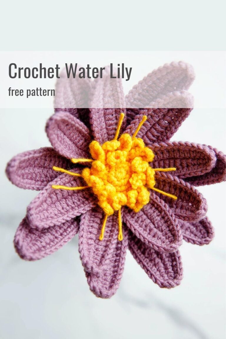 Crochet Water Lily Pattern