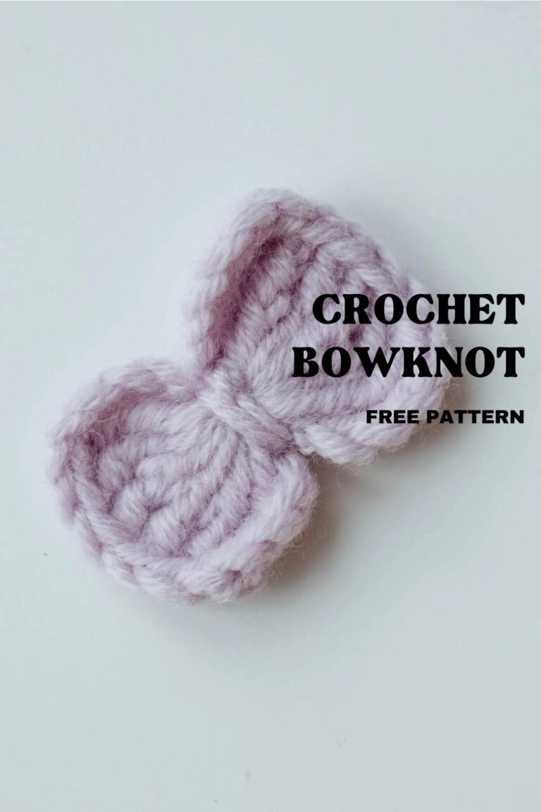 Crochet Easy Bowknot Free Pattern