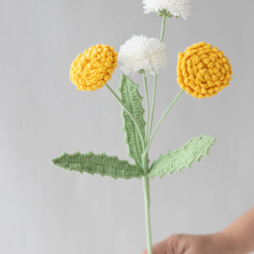 Crochet Dandelion Free Pattern Hookok