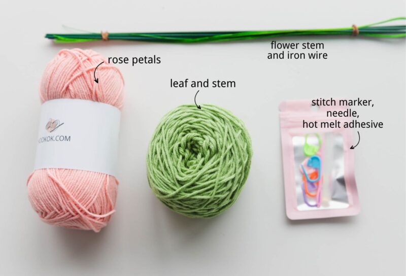 Crochet Cappuccino Rose Kits|hookok Crochet Cappuccino Rose Kits|hookok