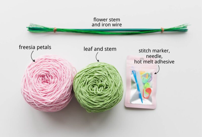 小苍兰 crochet freesia kits|hookok