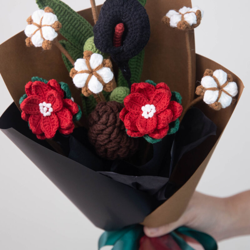 Crochet Christmas Bouquet|hookok
