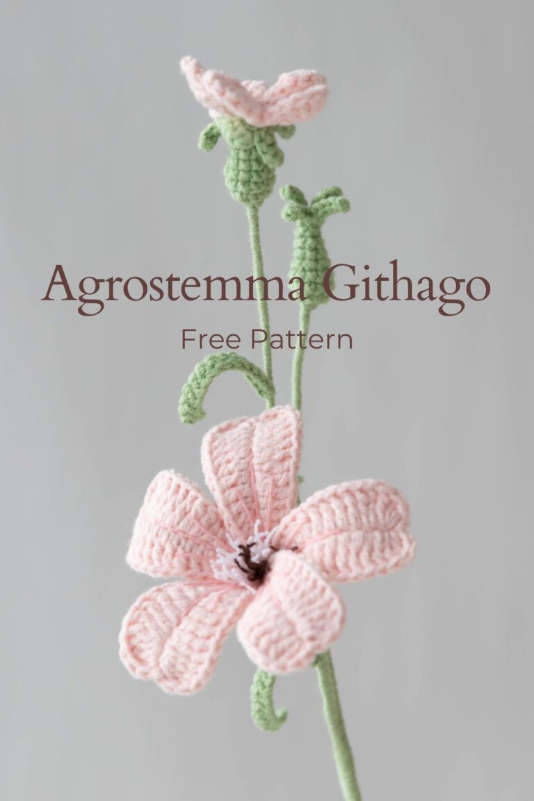 Crochet Agrostemma Githago – Free Pattern