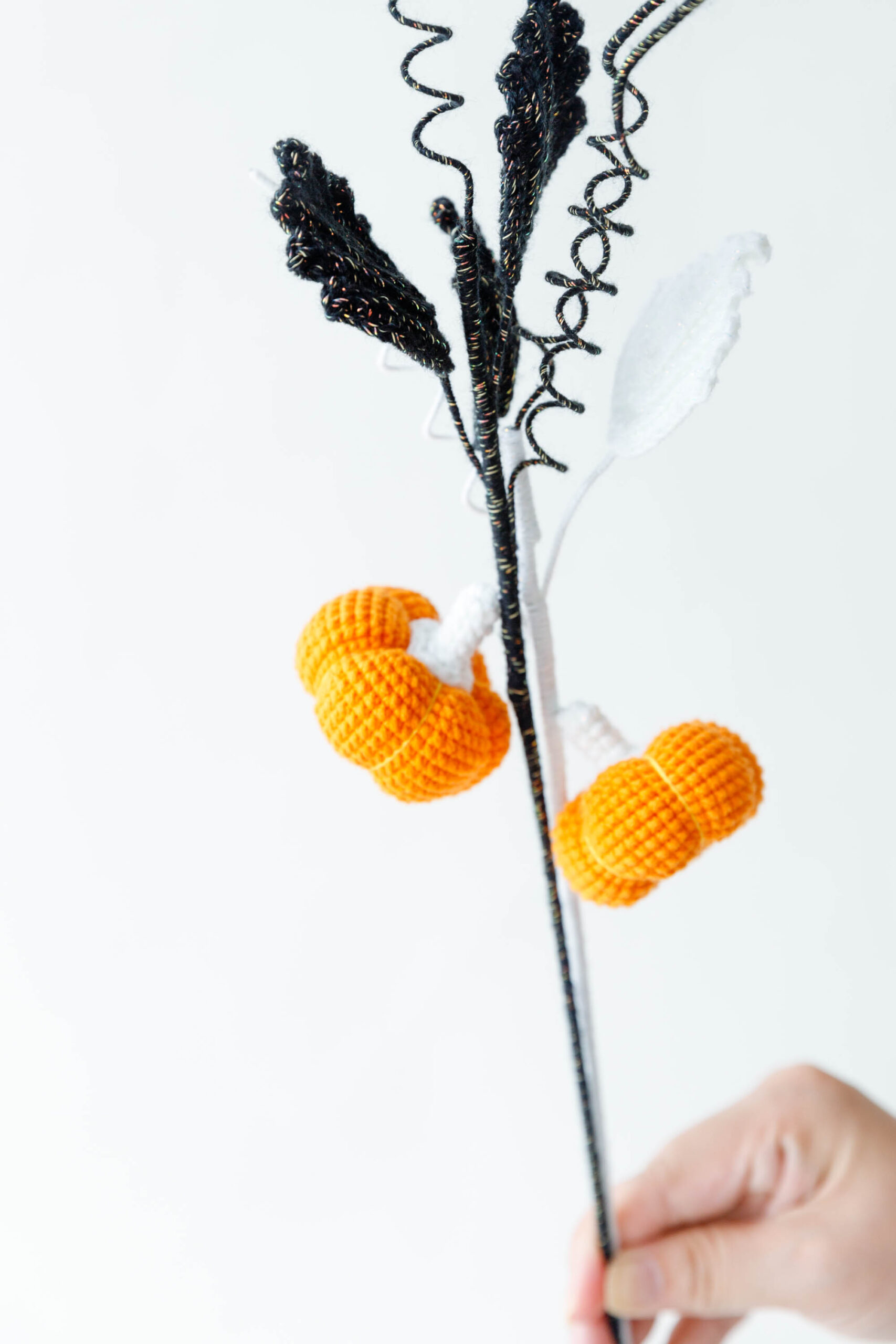 Crochet Halloween Pumpkin Bouquet|hookok