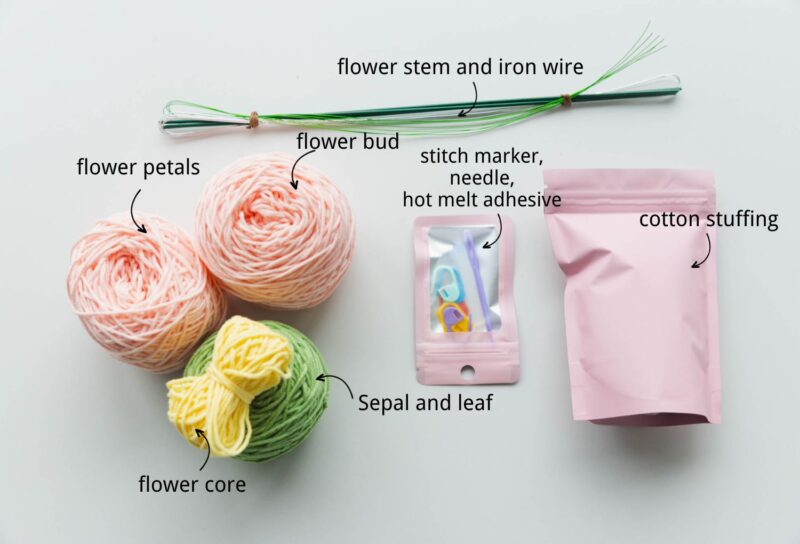 Crochet Corn Poppy Kits|hookok Crochet Corn Poppy Kits|hookok