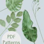 crochet leaf pdf pattern|hookok