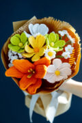 lily and gesang flower bouquet|hookok.com