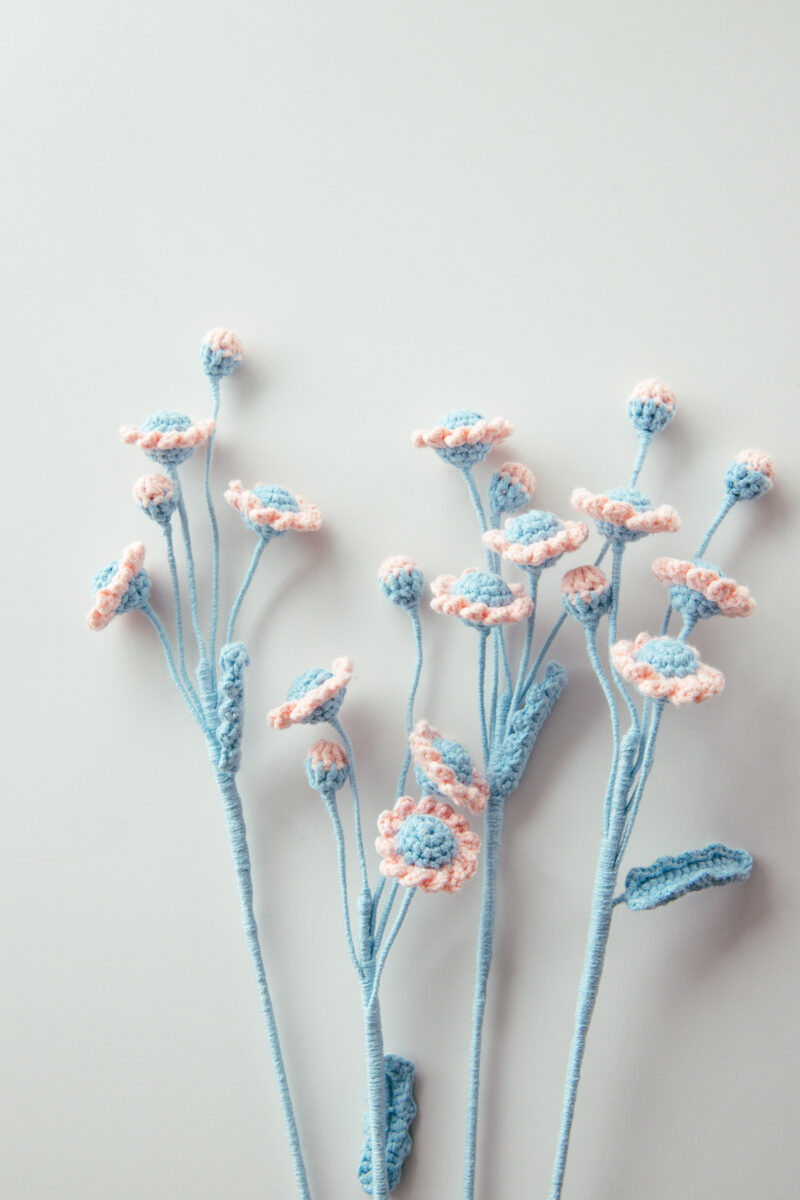 Crochet Flower-Small Daisy-hookok Crochet Flower-Small Daisy-hookok