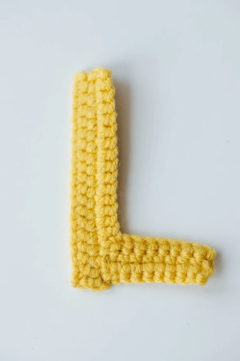 Crochet Letter L Pattern