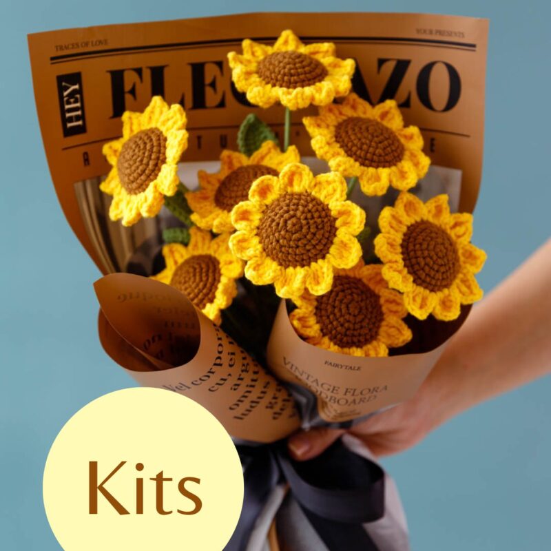 easy sunflower bouquet|hookok.com