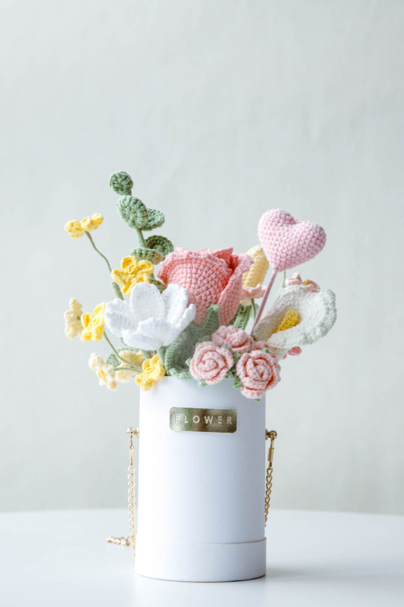 crochet rose and Gesang flower basket|hookok crochet rose and Gesang flower basket|hookok