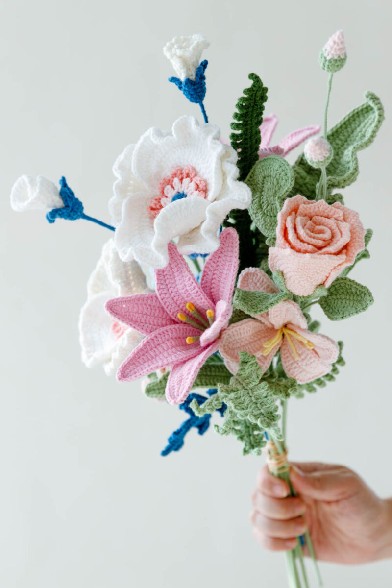 corn poppy and lily bouquet|hookok.com corn poppy and lily bouquet|hookok.com