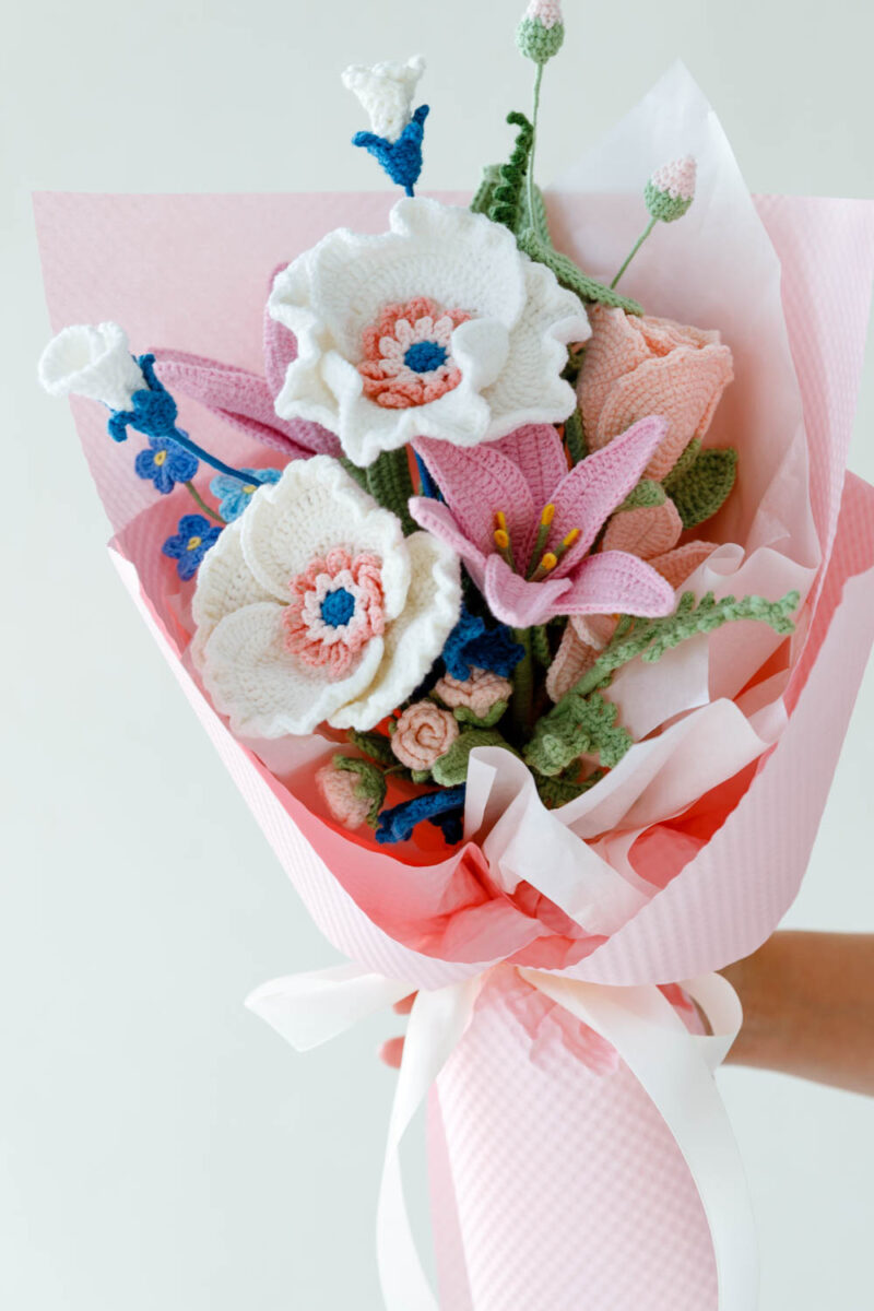 Poppy and Lily bouquet|hookok.com Poppy and Lily bouquet|hookok.com