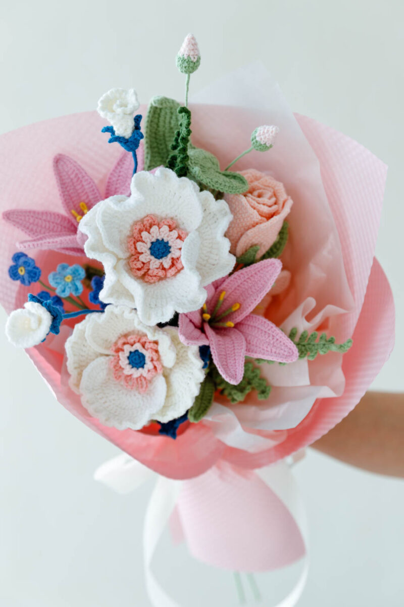 Poppy and Lily bouquet|hookok.com Poppy and Lily bouquet|hookok.com