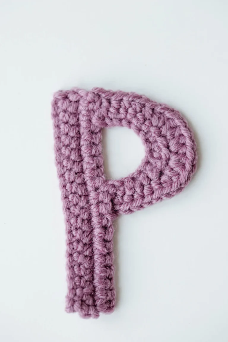 Crochet Letter P Pattern