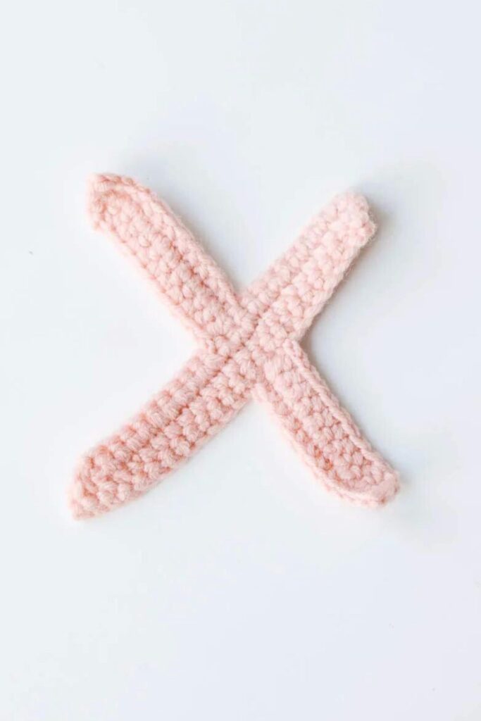 Crochet Letter X Pattern - Hookok
