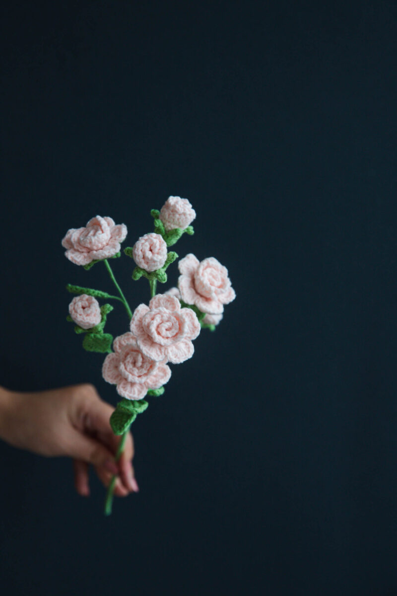 Crochet Barbie Rose Flower Pattern|hookok Crochet Barbie Rose Flower Pattern|hookok