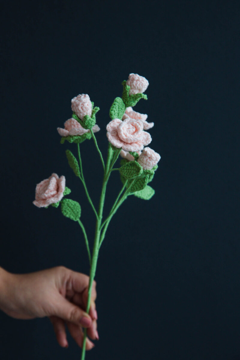 Crochet Barbie Rose Flower Pattern|hookok Crochet Barbie Rose Flower Pattern|hookok