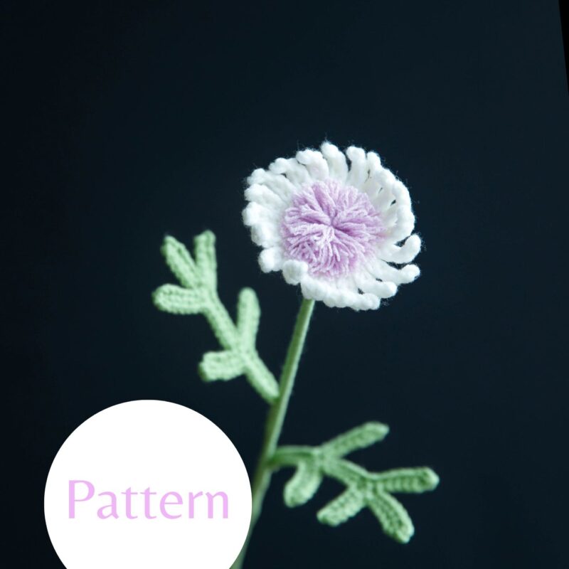 Crochet Marguerite Daisy Flower PDF Pattern|hookok