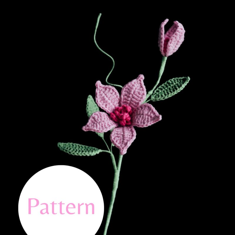 Crochet Clematis Flower Pattern|hookok