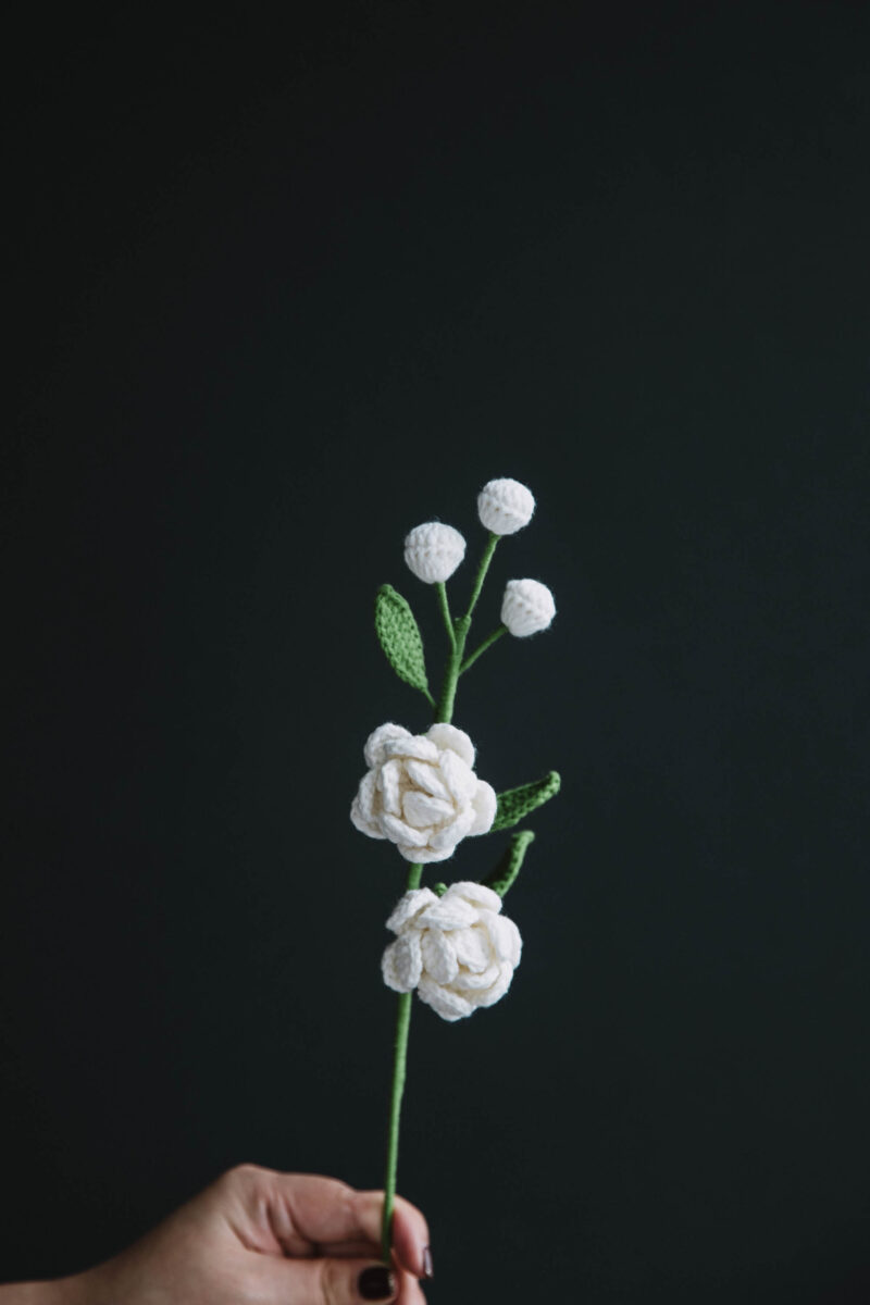 Crochet Jasmine Flower Pattern|hookok Crochet Jasmine Flower Pattern|hookok