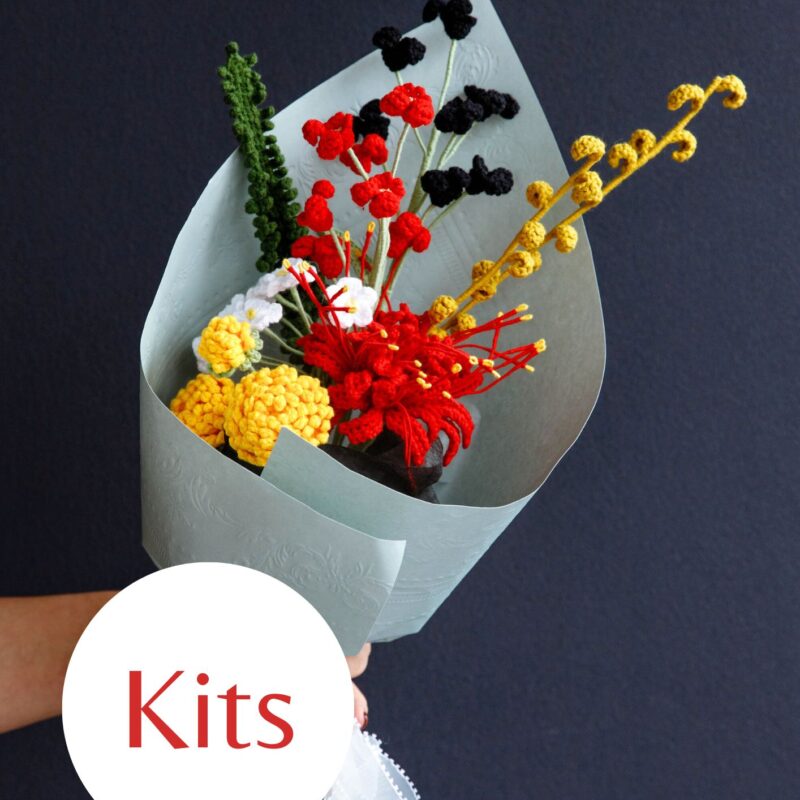 Crochet Spider Lily Bouquet Kit|hookok