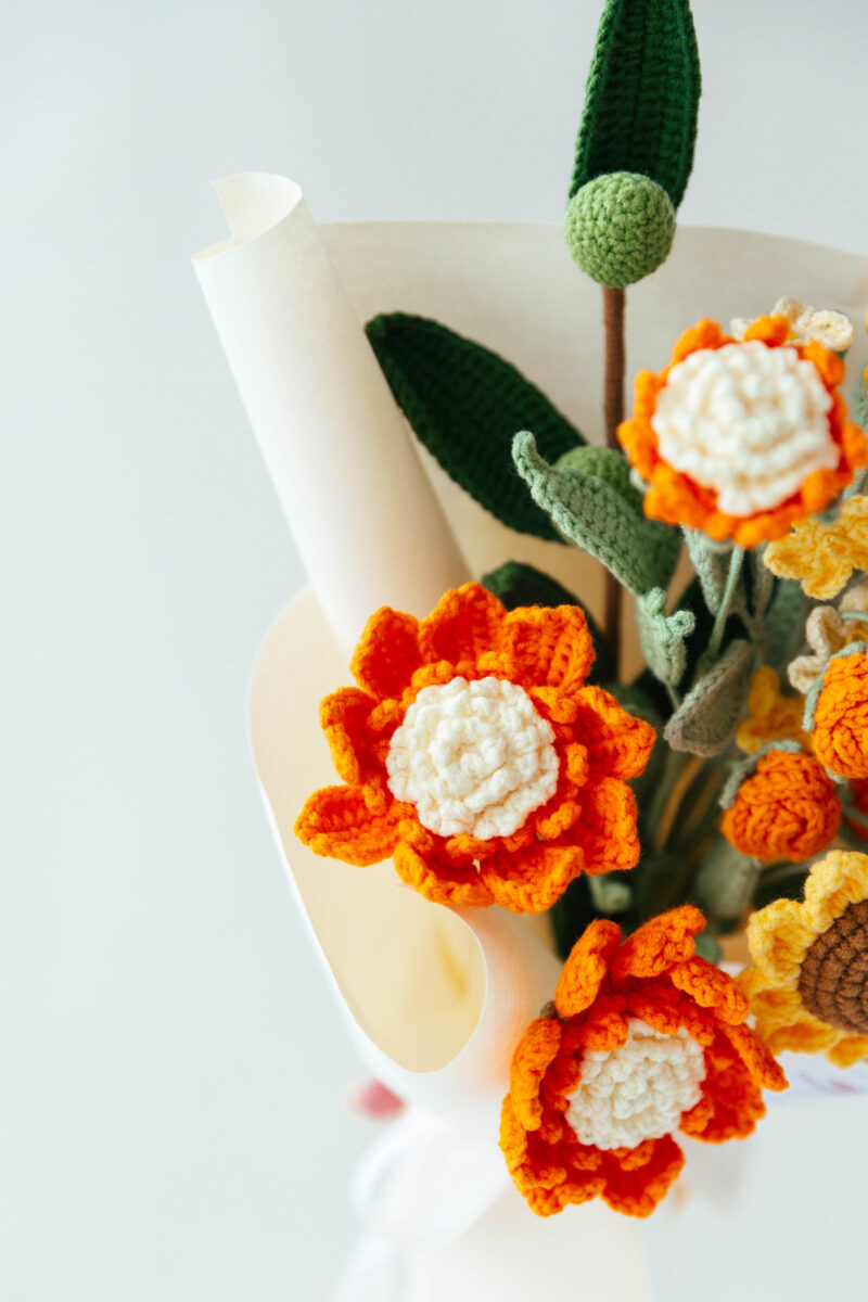 Pincushion Flower Bouquet kit|hookok Pincushion Flower Bouquet kit|hookok