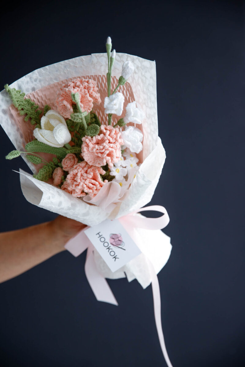 Pink Carnation and Freesia Bouquet|hookok Pink Carnation and Freesia Bouquet|hookok