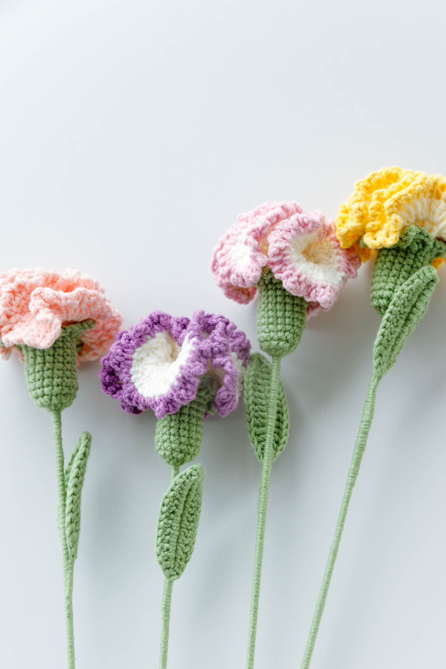 Crochet Carnation Flower - Hookok