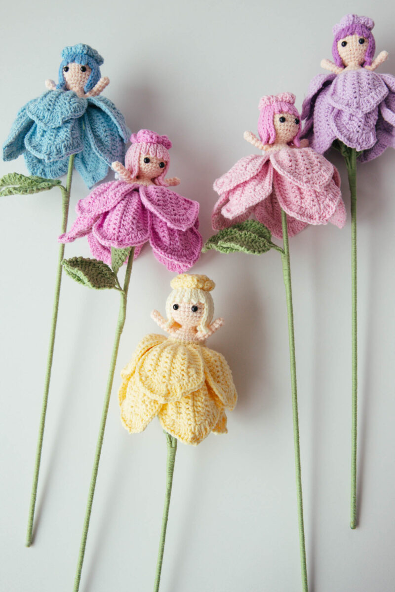 Crochet Rose Fairy|hookok Crochet Rose Fairy|hookok