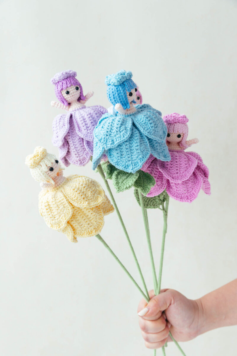 Crochet Rose Fairy|hookok Crochet Rose Fairy|hookok