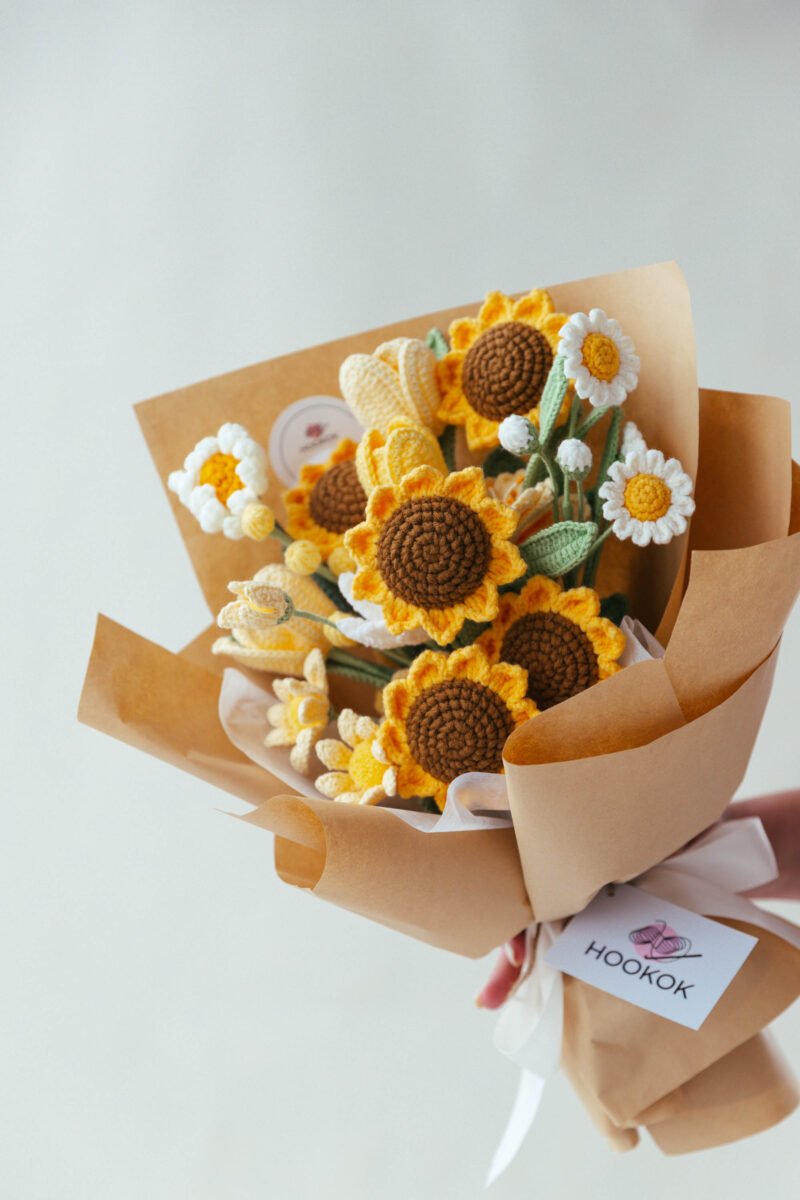 little sunflower bouquet kit|hookok little sunflower bouquet kit|hookok