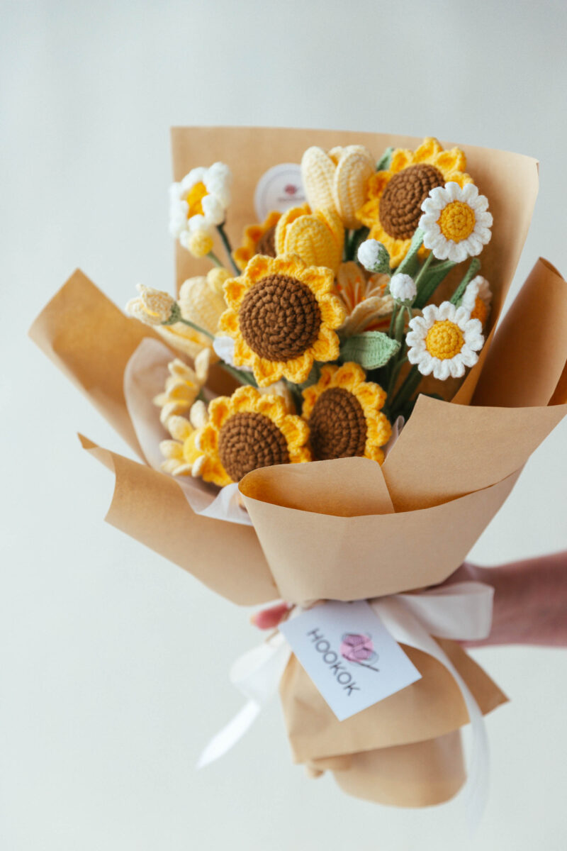 little sunflower bouquet kit|hookok little sunflower bouquet kit|hookok