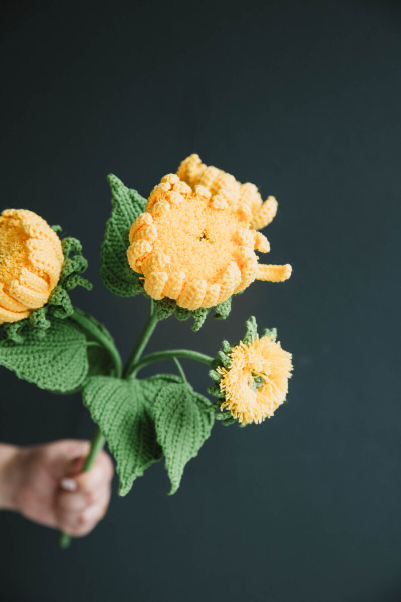 Crochet Teddy Sunflower Pattern|hookok Crochet Teddy Sunflower Pattern|hookok