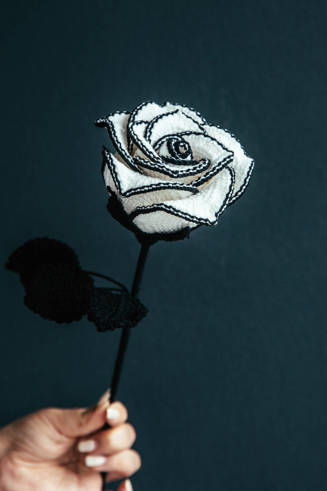 PDF Pattern- Crochet Chanel Rose (Style 2) - Hookok