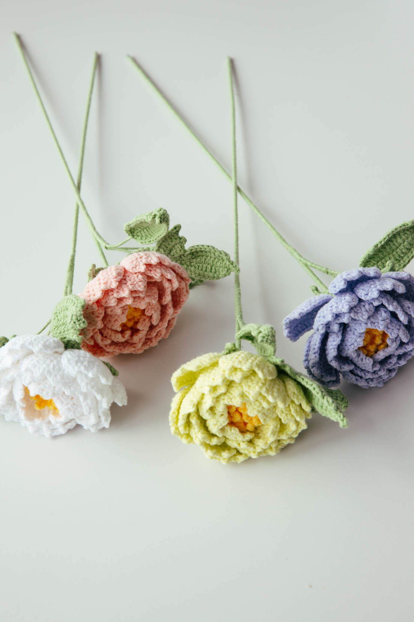 Crochet Peony Flower - Hookok