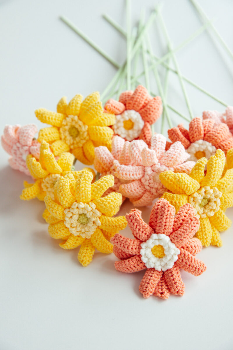 Crochet Gerbera Daisy|hookok