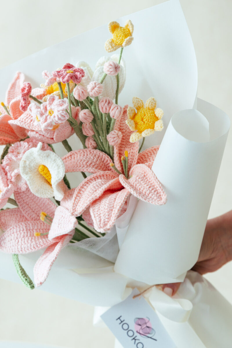 Pink Lily and Calla Lily Bouquet|hookok Pink Lily and Calla Lily Bouquet|hookok