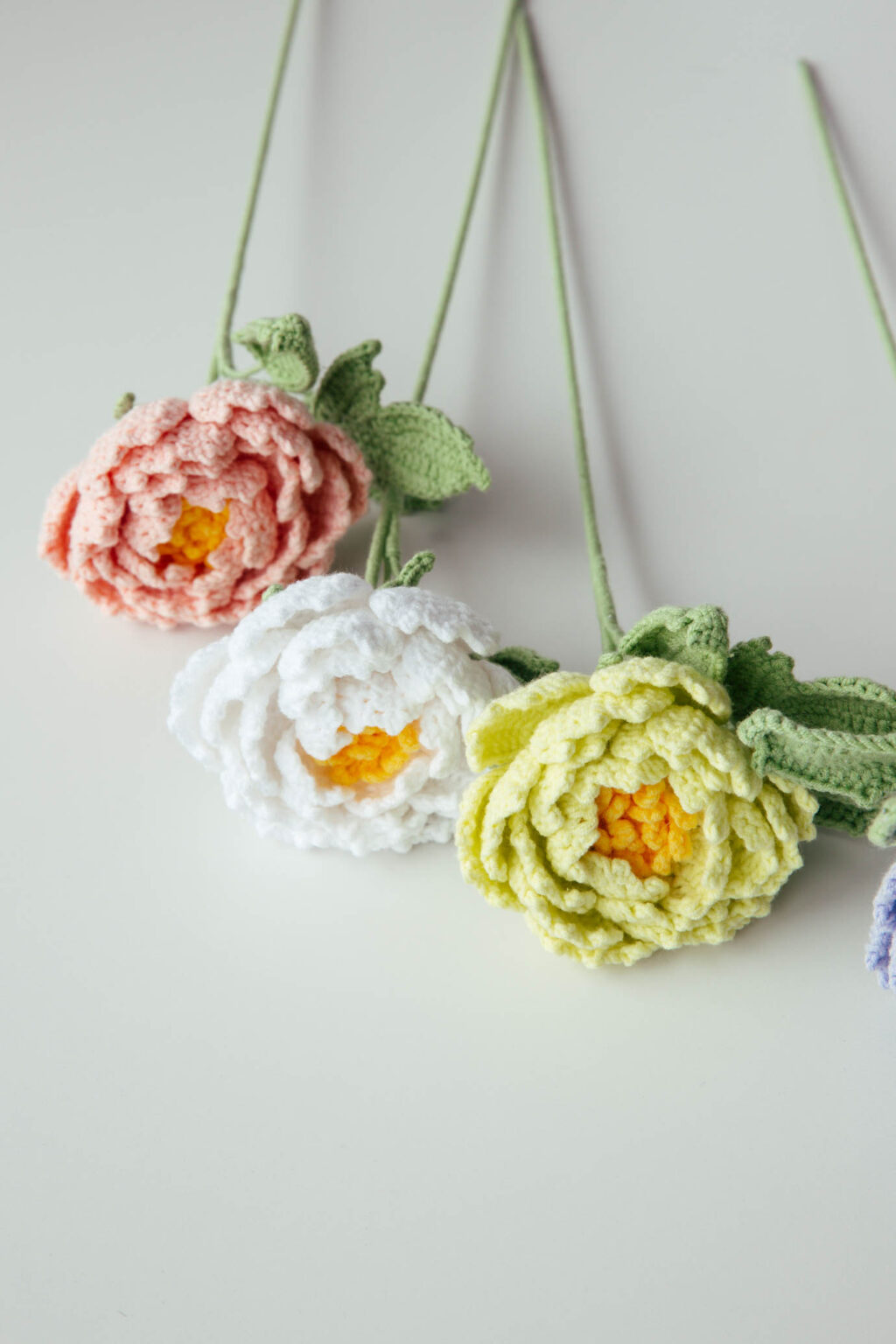Crochet Peony Flower Hookok